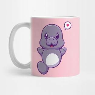 Cute Seals Cartoon Mug